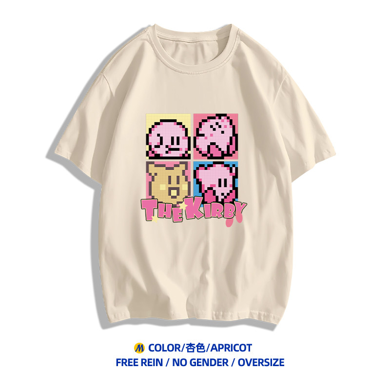 T0199-P25纯棉短袖T恤个性像素印花款抖音落肩宽松版型,女装T恤,星座617A-2