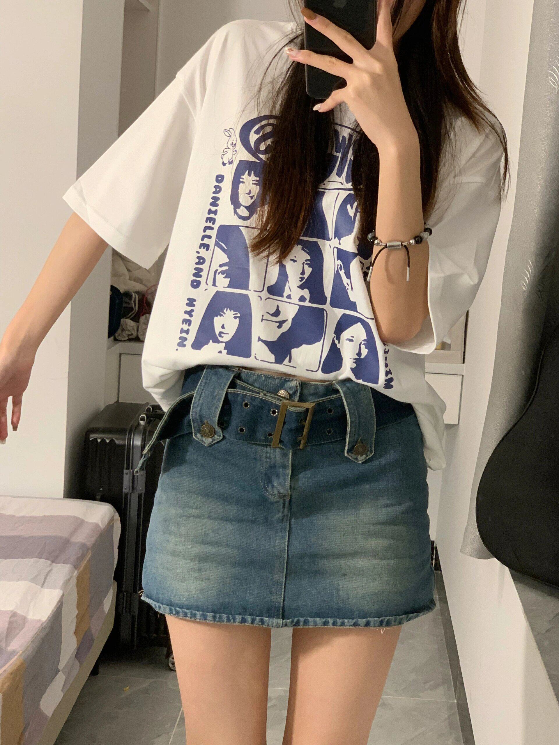 T0943-P25大码女装加厚2025年新款宽松短袖t恤女上衣,女装大码女装,星座617A-2
