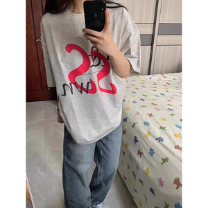 T0278-P25 2024抖音 春夏新款纯棉短袖T恤图片