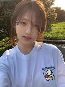 T0942-P25 可爱卡通音乐小狗印花短袖T恤图片