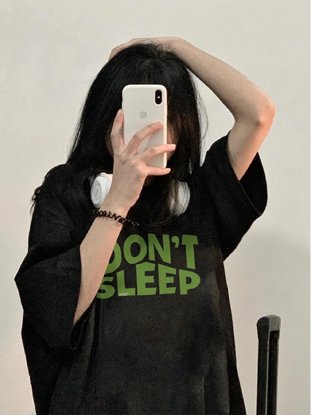 T0261-P25小众字母设计潮印花短袖t恤宽松韩版大码男女同款上衣，女装T恤，星座617A-2