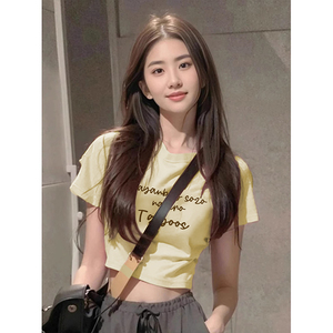 T0044-P35  春夏短款修身短袖T恤图片