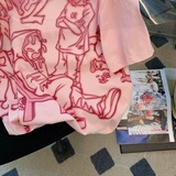 T0377-P302025春夏新款纯棉短袖圆领印花宽松百搭大码女装T…，女装大码女装，星座617A-2