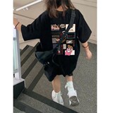T0291-P25动漫元素卡通印花短袖t恤女新款纯棉宽松减龄，女装T恤，星座617A-2