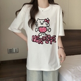 T0293-P25春夏新款纯棉印花夏装短袖T恤女宽松韩版，女装T恤，星座617A-2