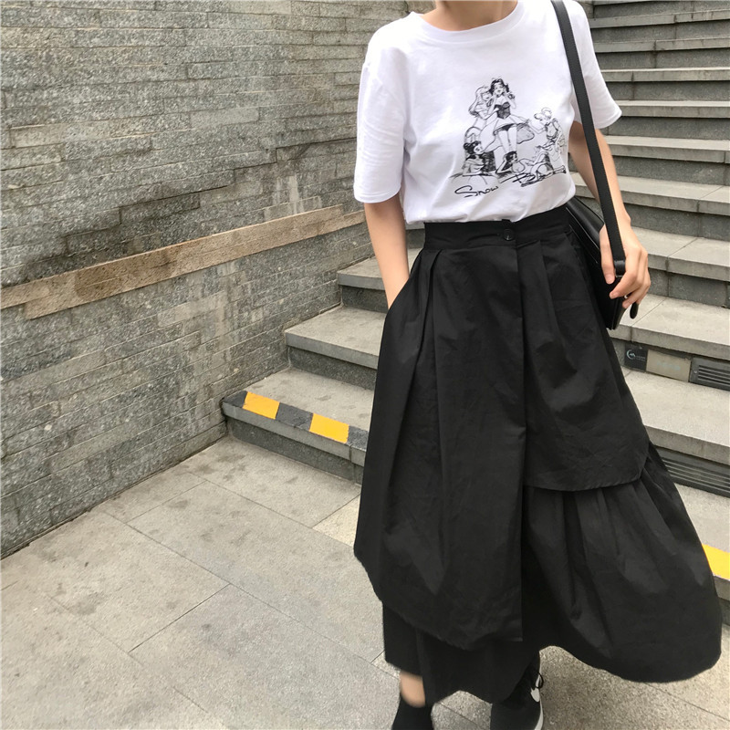 T0290-P25白色T恤女ins潮新款2025夏季原宿风少女学生半袖上衣,女装T恤,星座617A-2
