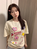 M366-P30新款纯棉短袖t恤女印花男女宽松百搭，女装T恤，星座617A-2