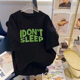 T0261-P25精梳纯棉夏装短袖T恤女宽松韩版简约字母潮情侣同款，女装T恤，星座617A-2