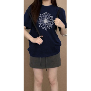 T0137-P252024抖音春夏新款纯棉短袖T恤女