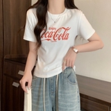 T0375-P25美式复古纯棉气质短袖T恤女修身，女装T恤，星座617A-2