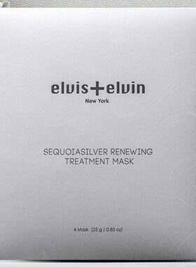 elvis+elvin 红杉男士修复面膜 4片/盒 SequoiaSilver Renewing