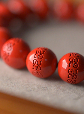 天然朱砂手串女款红砂手链