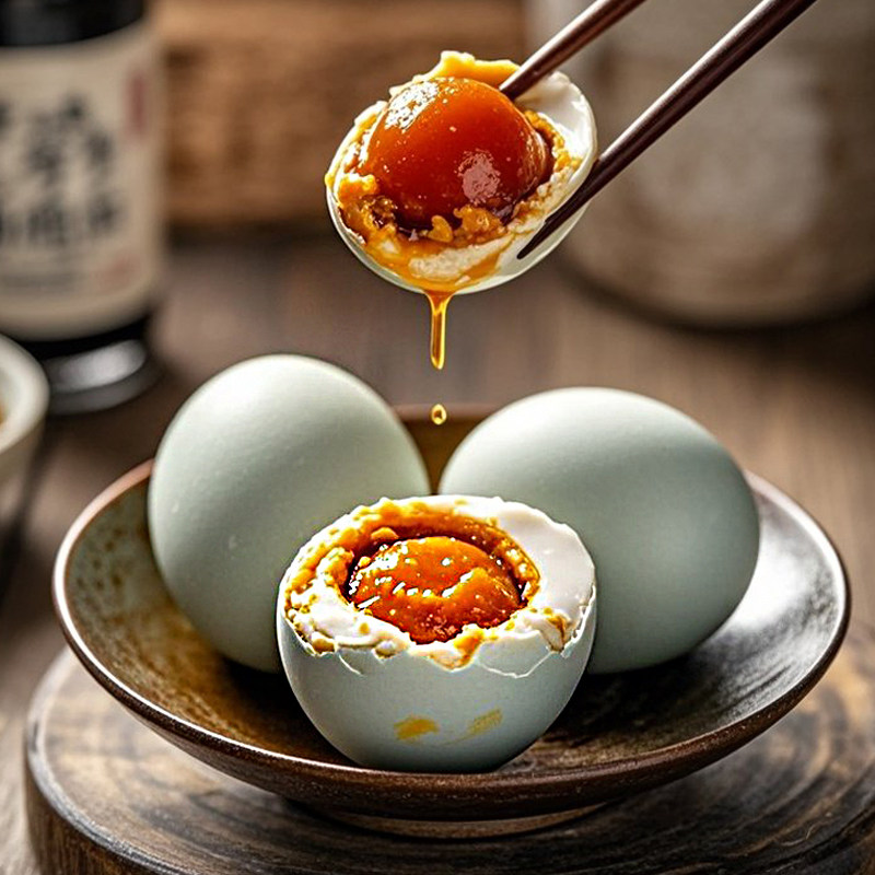 缙云特产咸鸭蛋正宗流油真空独立包装开袋即食红泥腌制熟蛋黄批发