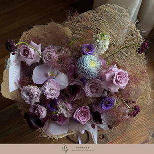 【欢喜物】麻丝纤维乱麻纸系列包装纸鲜花花束包花纸手工纸包装纸