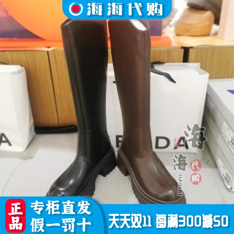 森达冬季高跟百搭休闲女鞋高靴