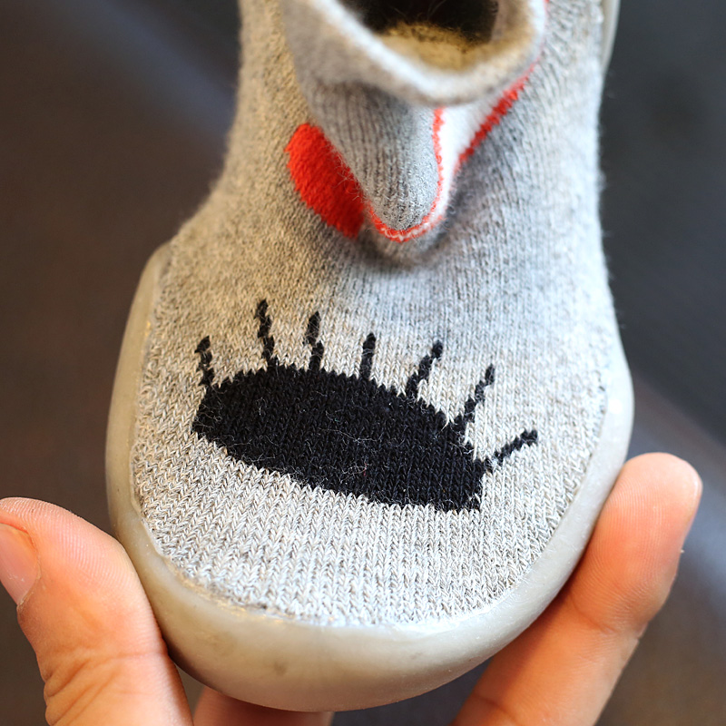 Pantoufles enfants en autre pour hiver - semelle caoutchouc Wear - Ref 1018072 Image 3