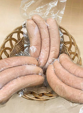 Bockwurst德国热狗肠烟熏黑啤酒香肠纯肉0淀粉个头饱满肉鲜汁多