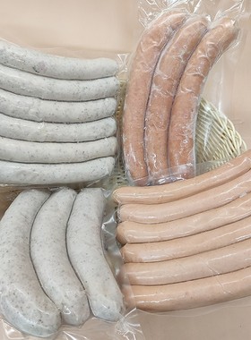 德国经典香肠组合4款纯肉无淀粉密封保鲜冷冻Sausage combination