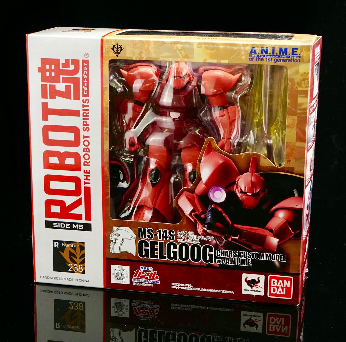 万代模型 ROBOT魂 MS-14S 夏亚  格鲁古古 A.N.I.M.E 红勇士 馬莎