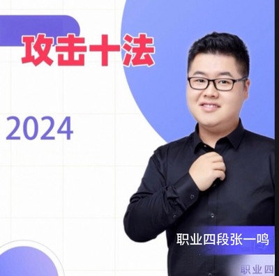 围棋教学视频课爱棋道职业棋手张一鸣讲解2024攻击十法共7课