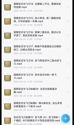 围棋教学视频课人间道场出品围棋定式与飞刀 一共20讲