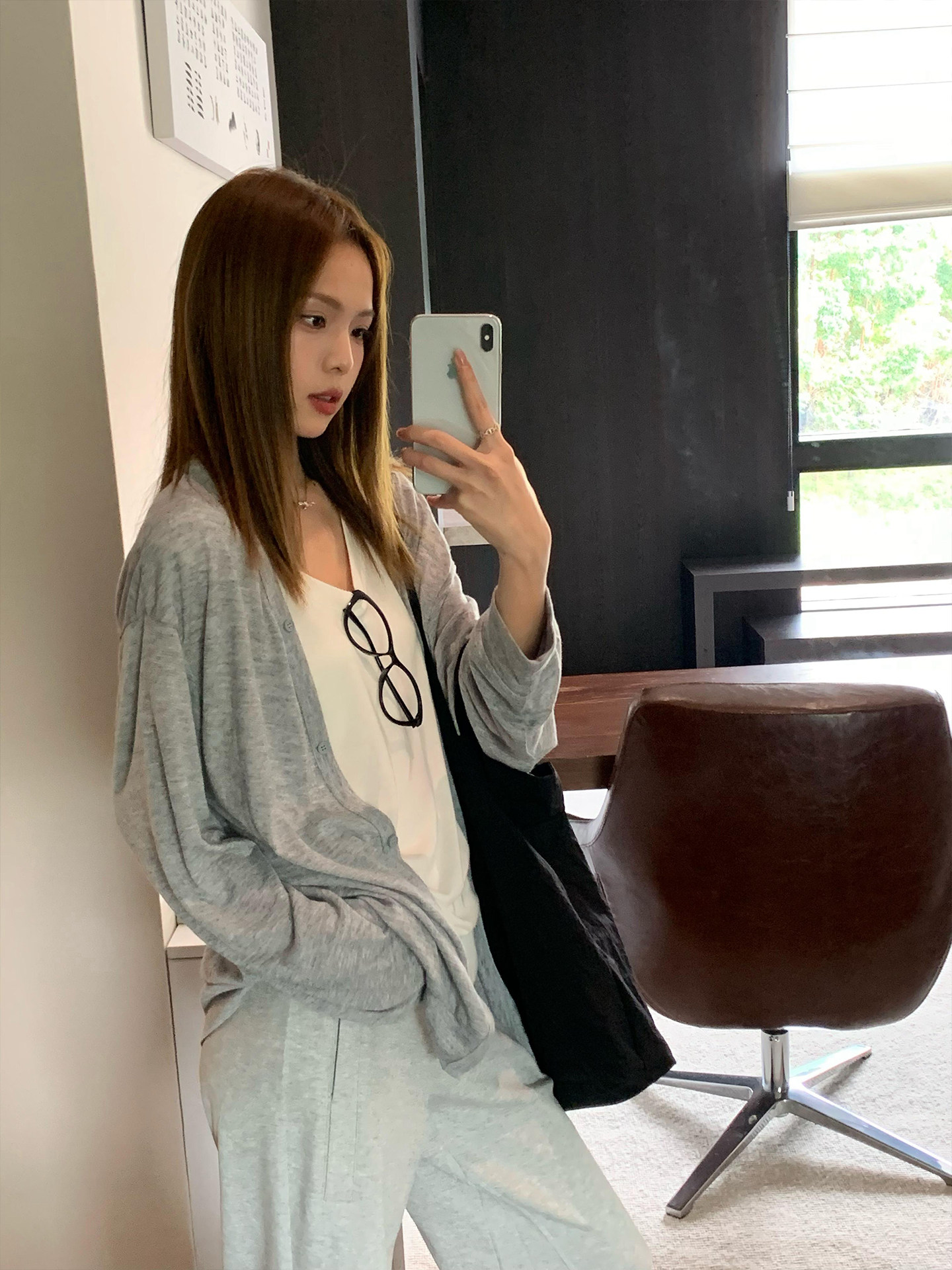 Gray Lazy Style Sun-Protective Long-Sleeve Cardigan Jacket for Women, New Summer Casual Loose Thin Top Trendy