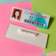 学生胸牌徽章卡PVC胸卡定做校园胸牌