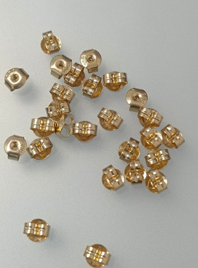 14K耳堵 耳迫 平台耳堵 白金 配件耳堵配件耳饰