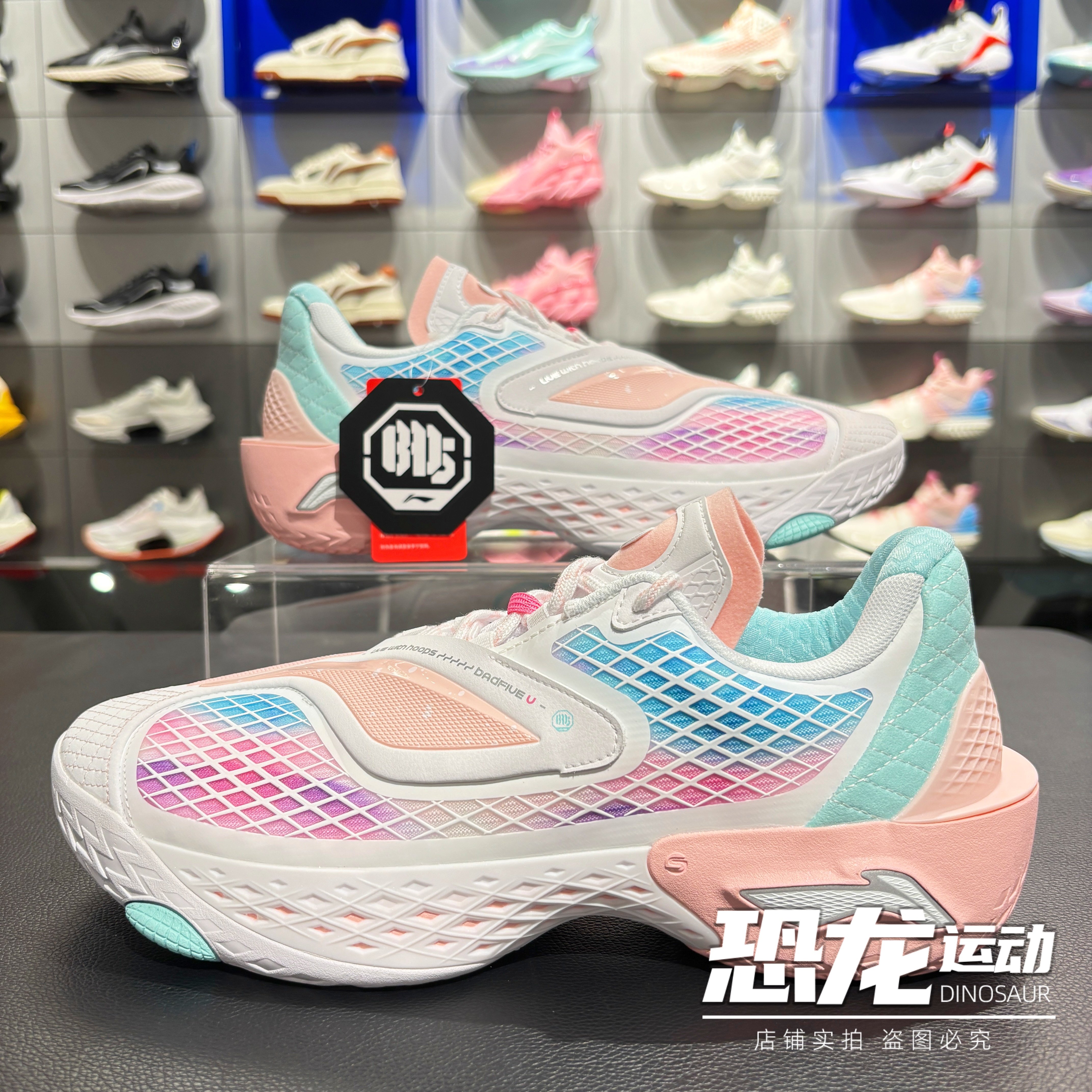 李宁男子减震回弹低帮篮球鞋