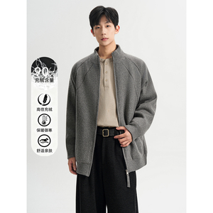 90%白鸭绒羽绒服毛衣羽绒保暖冬装加厚外套开衫8886-P238298图片