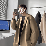 春装新款西服男生雅痞帅气小西装潮流宽松休闲单西外套F10-P80，男装西服套装，电商A152