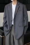 白色外套高级感炸街西装男oversize港风休闲小西服大码XF130-P95，男装西服套装，电商A152