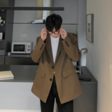 oversize西服男秋季潮痞帅宽松韩版休闲西装百搭外套XF130-P95,男装西服套装,电商A152, oversize西服男秋季潮痞帅宽松韩版休闲西装百搭外套XF130-P95,男装西服套装,电商A152,