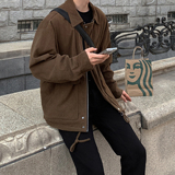 直播款2025年秋冬新款宽松韩版夹克外套男灯芯绒夹克大码F355-P98，男装夹克，电商A152