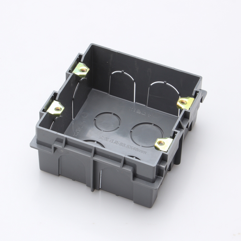 正泰暗盒 120型底盒 NEH1-013 塑料暗盒 120型大方六联面板暗盒