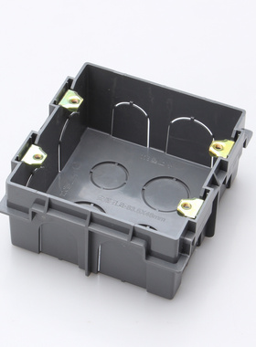 正泰暗盒 120型底盒 NEH1-013 塑料暗盒 120型大方六联面板暗盒