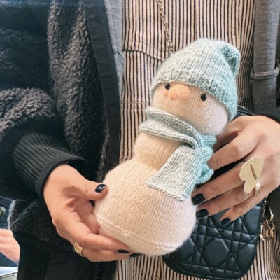 塞伯雪人DIY编织材料包