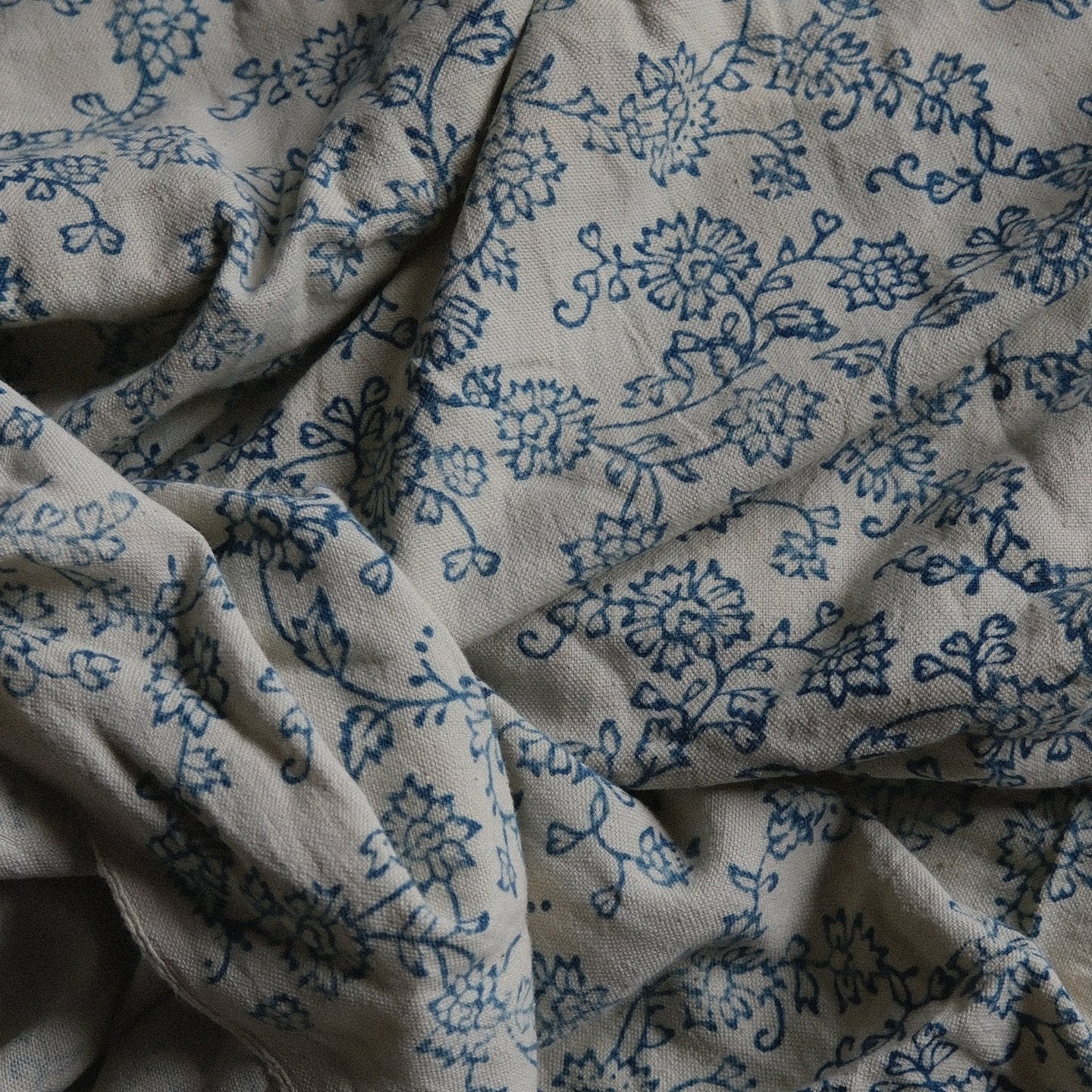 藤蔓花卉印度棉布114cm宽