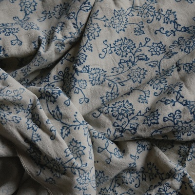 藤蔓花卉印度棉布114cm宽