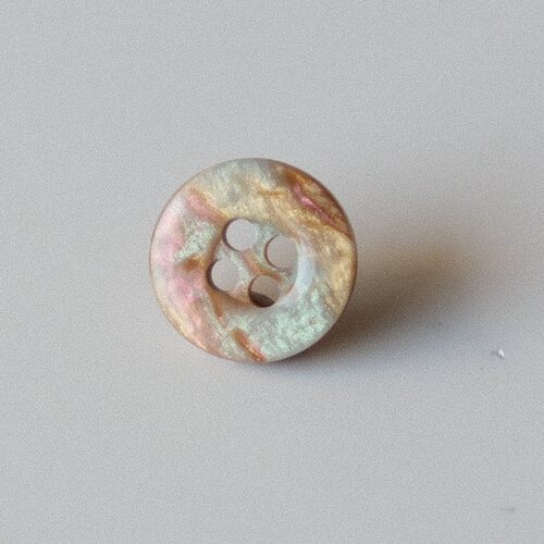 梦幻感肉桂粉配色棕底纽扣