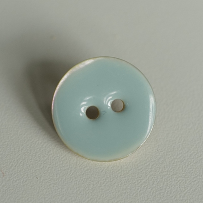 英国TextileGarden蛋蓝贝壳纽扣