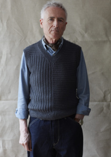 绝版 非成品 秋冬中性邓肯背心英国羊毛DIY编织材料包