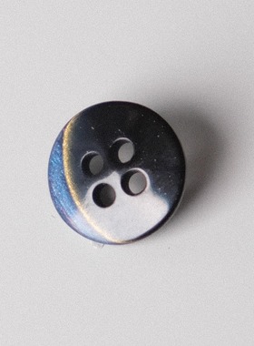 13mm不到一颗价英国Textile Garden黑色蓝金渐变猫眼风纽扣