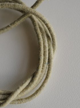 1米价格 3mm粗英国Merchant and mills浅蕨草绿再生棉皮筋