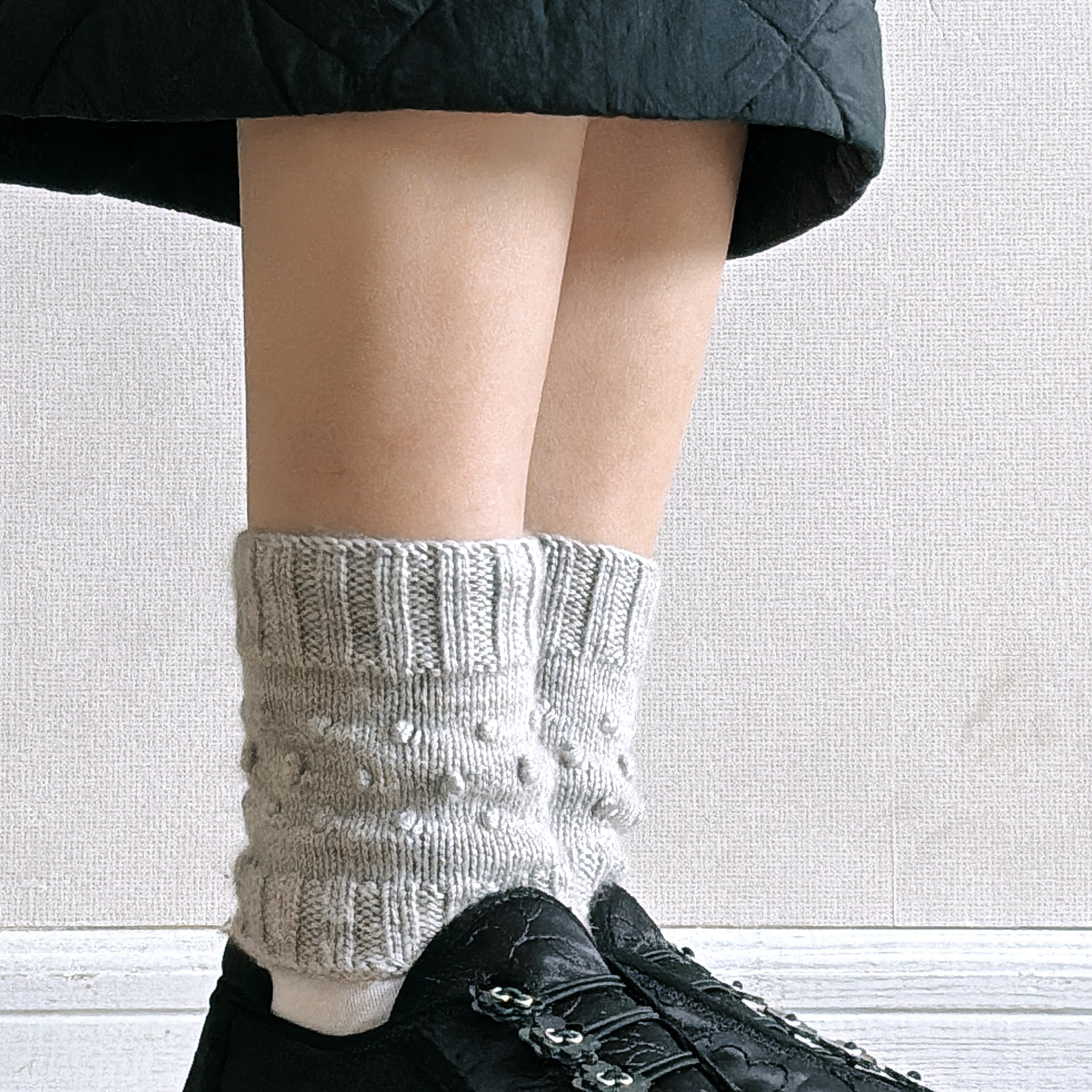 非成品 Limestone绝版色有风度又有温度脚脖子套DIY编织材料包