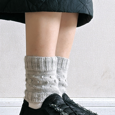 非成品 Limestone绝版色有风度又有温度脚脖子套DIY编织材料包
