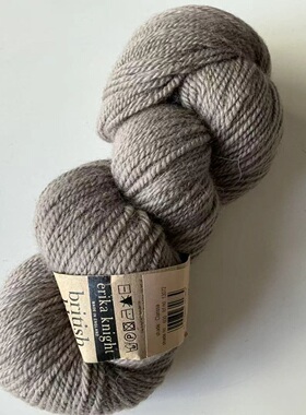 Clarissa色仅1绞英国Erika Knight British Blue100蓝脸羊毛线