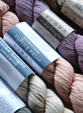 断批次英国Erika Knight Studio Linen工作室夏季针织衫亚麻线