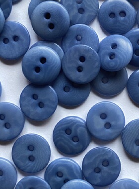 11mm1颗价格英国Textile Garden象牙棕榈简洁中蓝纽扣