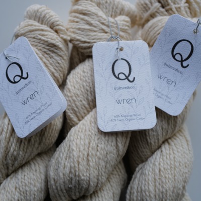 DK粗羊毛有机棉春秋季夹花线